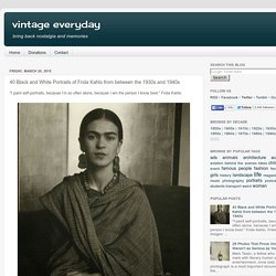40 Portraits of Frida Kahlo