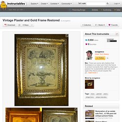 Vintage Plaster & Gold Frame Restored