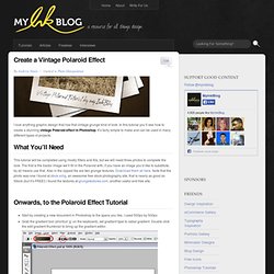 Create a Vintage Polaroid Effect in Photoshop