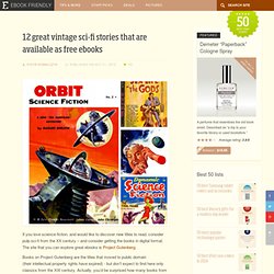 12 great vintage sci-fi stories that are available as free ebooks