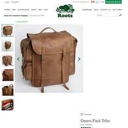 Omer's Pack in Vintage Tribe Leather