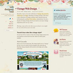 Vintage Web Design