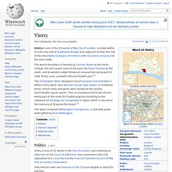 Vintry Ward, London - Southwark is part of Vintry - Venus, Vinalia