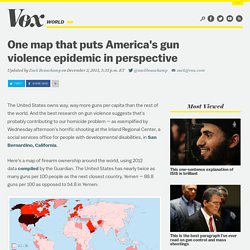 One map that puts America's gun violence epidemic in perspective