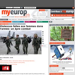 Violences faites aux femmes dans l'armée: un âpre combat