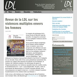 Revue de la LDL sur les violences multiples envers les femmes