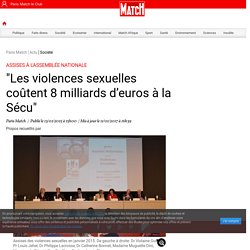 "Les violences sexuelles coûtent 8 milliards d’euros à la Sécu"