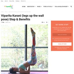 Viparita Karani (legs up the wall pose) Step & Benefits - 101YogaStudio