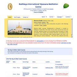 Bodh Gaya Vipassana Centre, Dhamma Bodhi, Bodh Gaya, Bihar, India