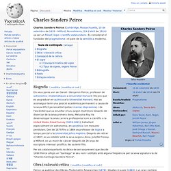 Charles Sanders Peirce