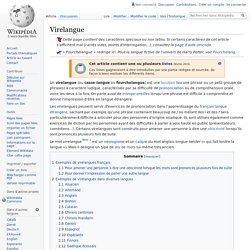Virelangue