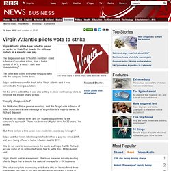 Virgin Atlantic pilots vote to strike