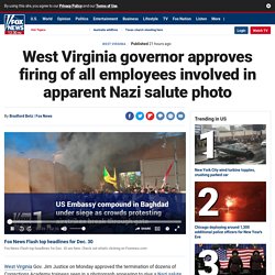 West Virginia governor approves firing of all employees involved in apparent Nazi salute photo