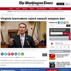 Virginia lawmakers reject assault weapon ban