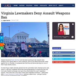 Virginia Lawmakers Deny Assault Weapons Ban