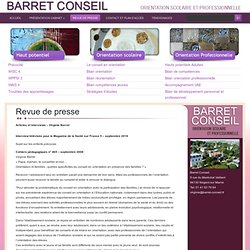 Virgnie Barret - Cabinet Barret Orientation
