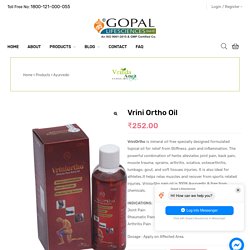 Virni Ortho Oil For Joints Pain