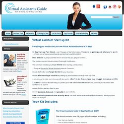 Virtual Assistant Start-up Kit virtualassistantsguide.com