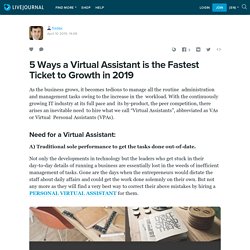 5 Ways a Virtual Assistant is the Fastest Ticket to Growth in 2019: fixdax