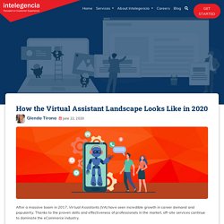 How the Virtual Assistant Landscape Looks Like in 2020