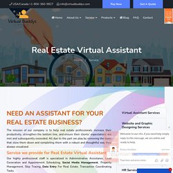 Hire Best Real Estate Virtual Assistant Services- Virtual Buddys