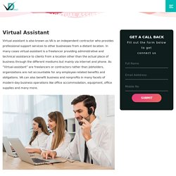 Hire Virtual Assistant San Jose - Vicdigit