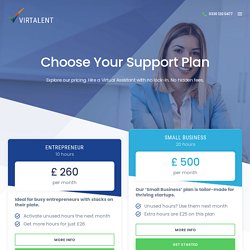 Our Virtual Assistant Prices - Virtalent