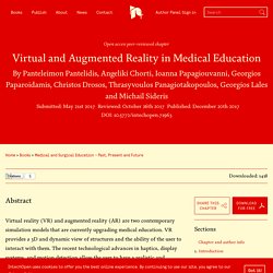 Virtual and Augmented Reality in Medical Education