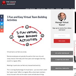 3 Easy Virtual Team Building Activities & Games
