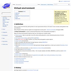 Virtual environment