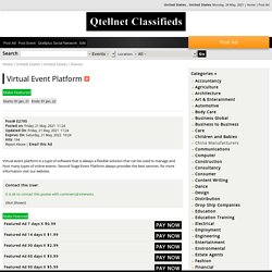 Virtual Event Platform