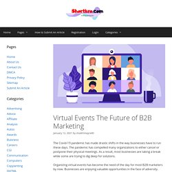 Virtual Events The Future of B2B Marketing