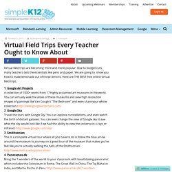 Virtual Field Trips Every Teacher Ought to Know About