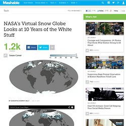 NASA's Virtual Snow Globe Looks at 10 Years of the White Stuff