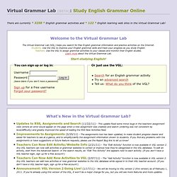 Virtual Grammar Lab: Study English Grammar Online