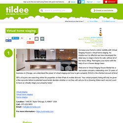 Virtual home staging on Tildee