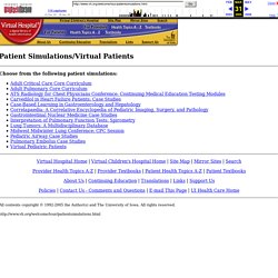 Virtual Hospital: Patient Simulations