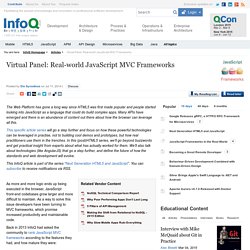Virtual Panel: Real-world JavaScript MVC Frameworks