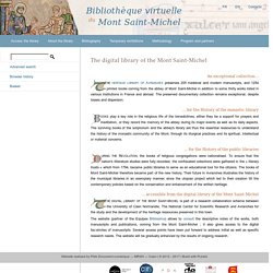Bibliothèque virtuelle du Mont Saint-Michel