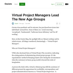 Virtual Project Managers Lead The New Age Groups