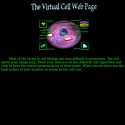 The Virtual Cell Pronunciation Guide
