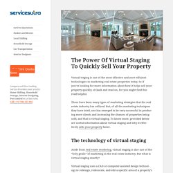 Power of Virtual Staging to Quickly Sell Your Property - Servicesutra