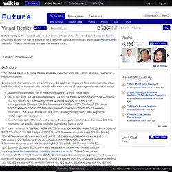 Virtual Reality - Future