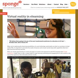 Virtual reality in elearning