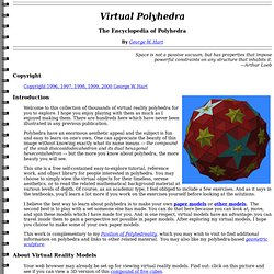 Virtual Reality Polyhedra