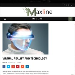 Virtual Reality And Technology