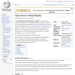 Open Source Virtual Reality - Wikipedia