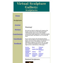 Virtual Sculpture Gallery- Sculptures