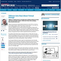 VMware Gets Real About Virtual Storage