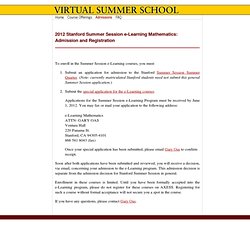 Virtual Summer School